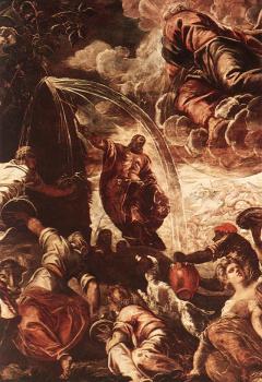 Jacopo Robusti Tintoretto : Moses Drawing Water from the Rock detail